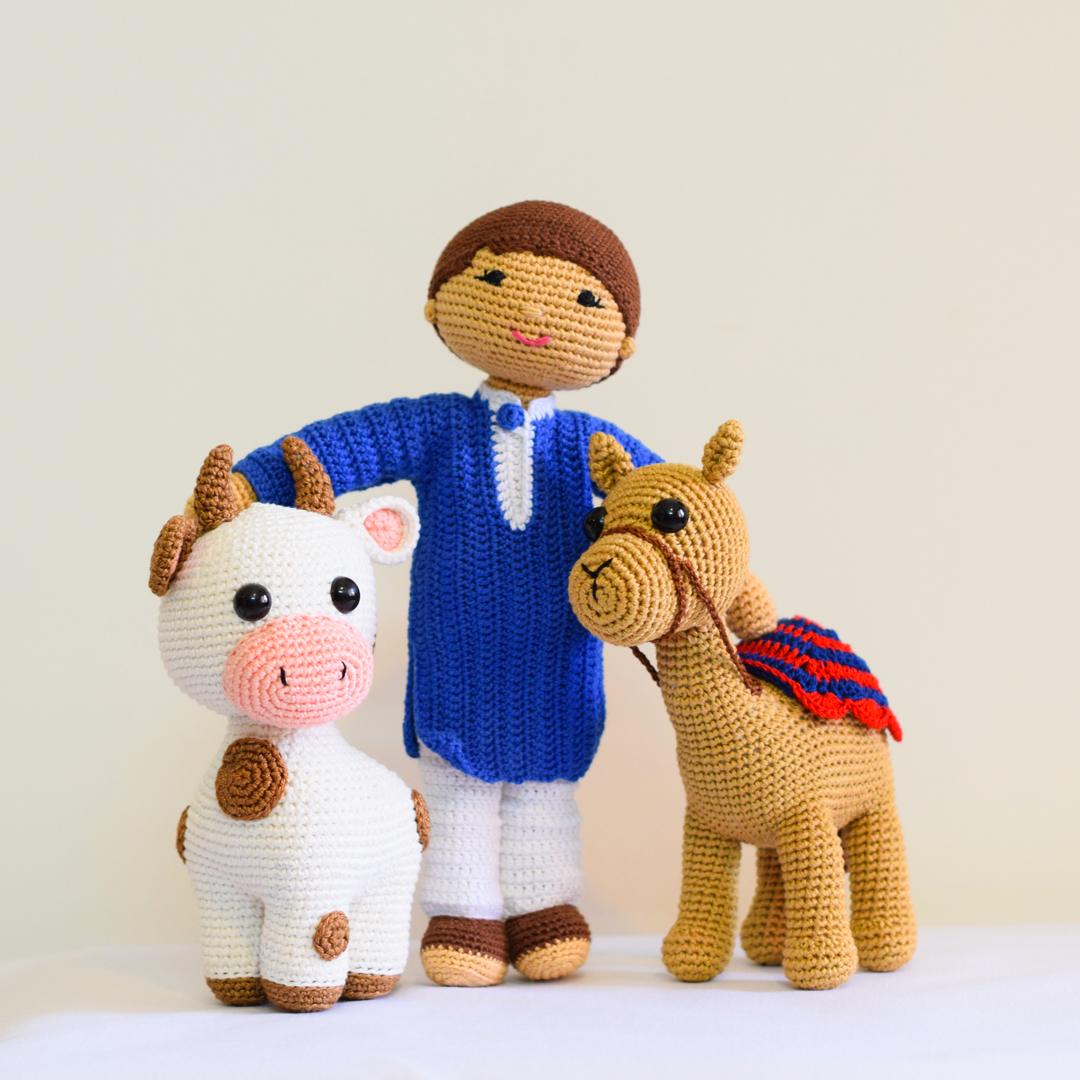 Crochet | Momo Cow | Camel | Tiny Treasures
