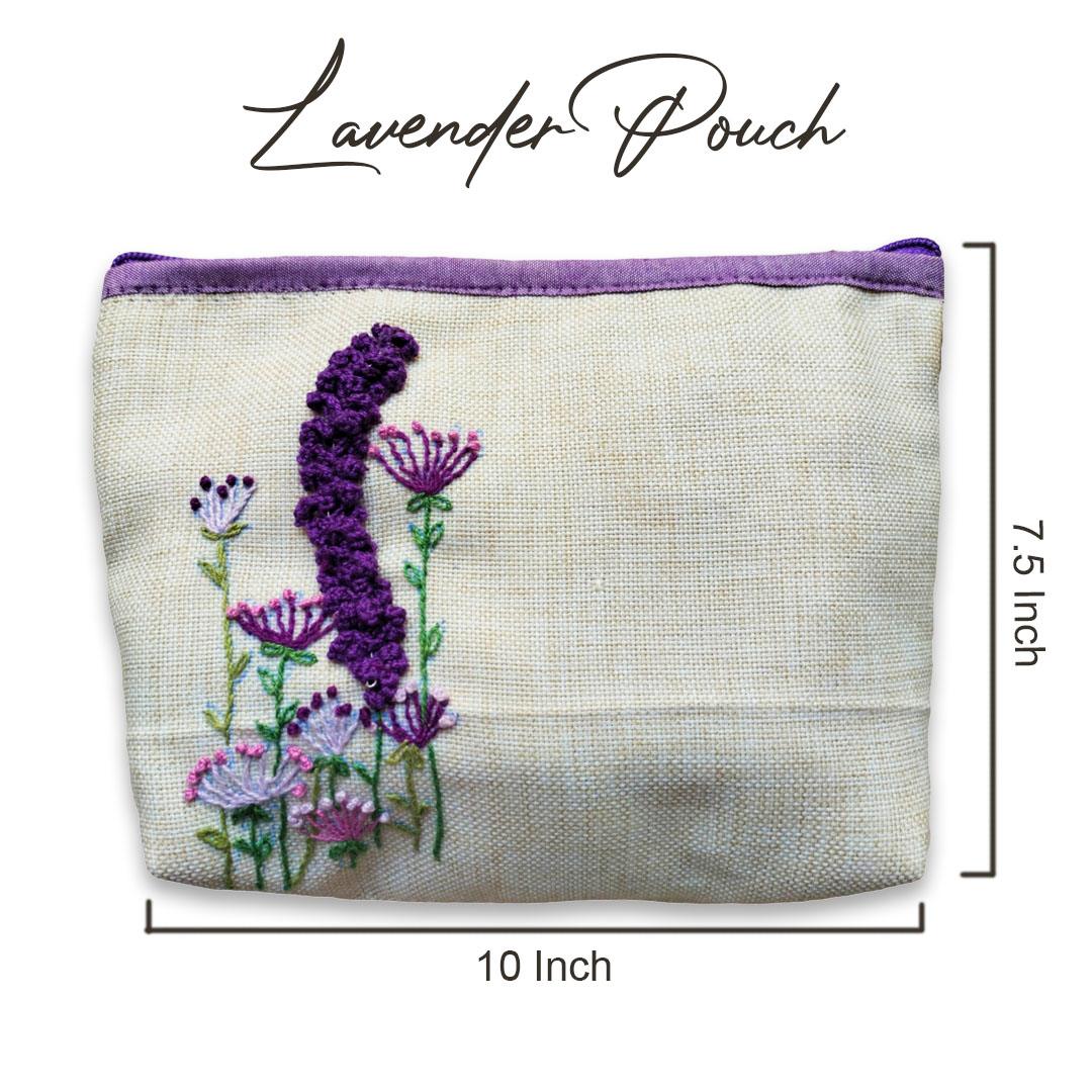 Crochet Embroidered Pouch