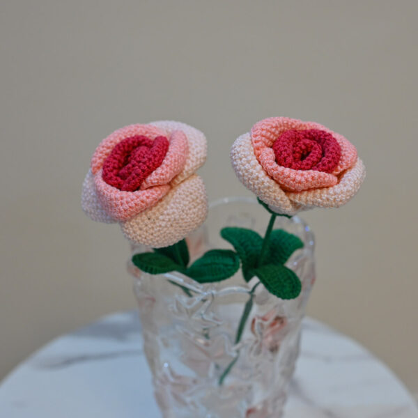 Tri Colour 3D Rose - Image 2