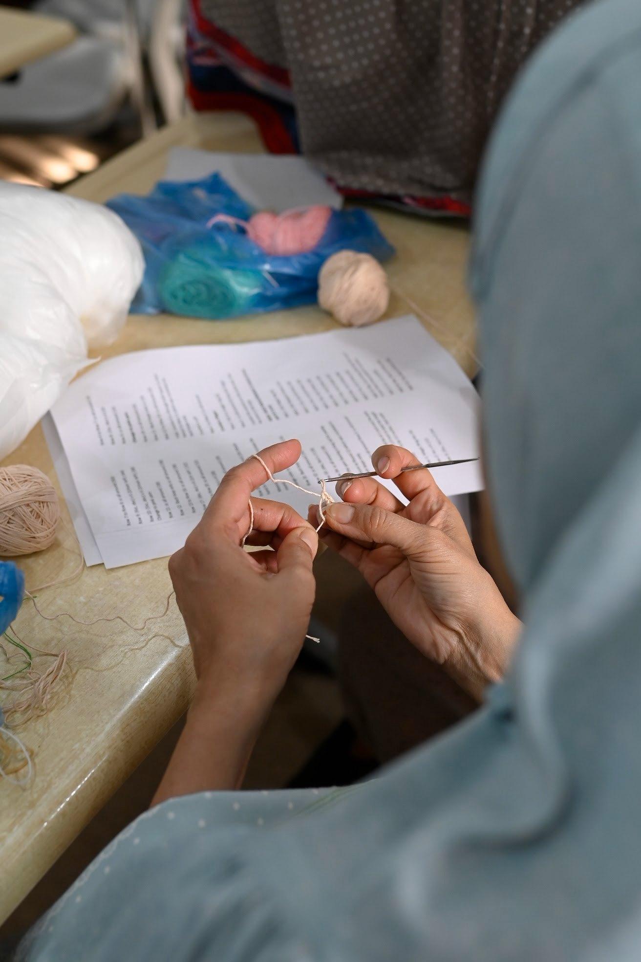 Artisan hands and hook